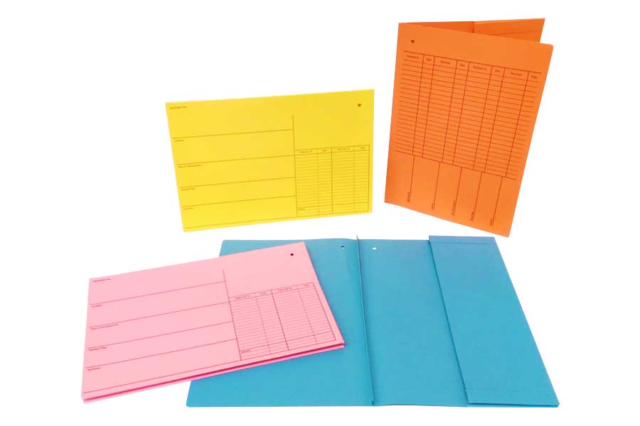 Sample File Cover Collection. Call 028 3832 6718 to discuss your requirements.